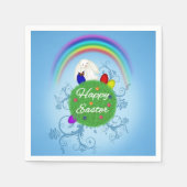 Happy Easter Colorful Planet Servetten (Voorkant)