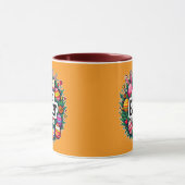 Happy Easter – Colorful Spring Design - caneca Mok (Midden)