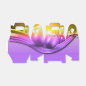 Happy Easter Colour Eggs Gable Favor Box Bedankdoosjes (Uitgevouwen)