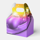 Happy Easter Colour Eggs Gable Favor Box Bedankdoosjes (Voorkant Zijde)