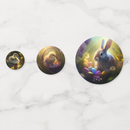 Happy Easter Confetti (Achterkanten)