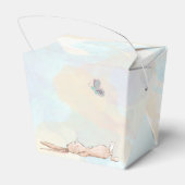 Happy Easter Cool Bunny Rabbit Eggs Butterfly Bedankdoosjes (Achterkant)