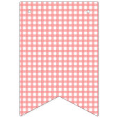 Happy Easter - Coral Easter Bunnies Vlaggetjes (Tweede vlag)