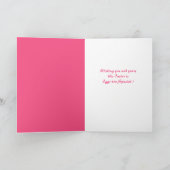 Happy Easter | Corgi met paasbunny Ear Funny Feestdagen Kaart (Binnen)