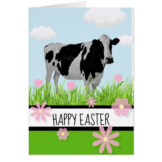 Happy Easter Cow (Voorkant)
