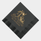 Happy Easter Cowboy Boots Western gepersonaliseerd Folie Servetten (Rechts)