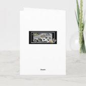 Happy Easter Cross en Pastel Egg Groet Feestdagen Kaart (Achterkant)