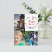 Happy Easter Custom 3 Fotocollage Feestdagenkaart (Staand voorkant)