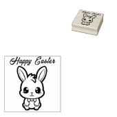 🐰Happy Easter Custom Bunny Blessings Rubberstempel (Gestempeld)