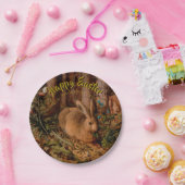 Happy Easter Custom Rabbit Year Aangepast Bord (Feest)