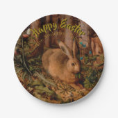 Happy Easter Custom Rabbit Year Aangepast Bord (Voorkant)
