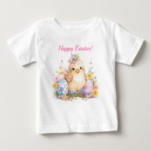 Happy Easter Cute Baby Chick (Voorkant)