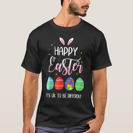 Happy Easter Cute Bunny Golden Retriever die B dra T-shirt (Voorkant)