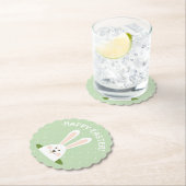 Happy Easter Cute Bunny Kartonnen Onderzetters (Insitu)