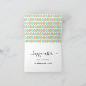 Happy Easter Cute Bunny Kids Photo Feestdagen Kaart (Binnen)