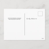 Happy Easter Cute Bunny New Home Aankondiging (Achterkant)