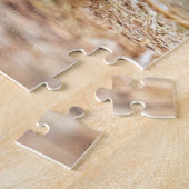 Happy Easter Cute Bunny Rabbit Legpuzzel (Zijkant)