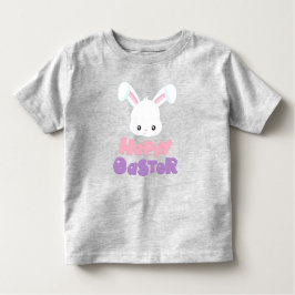 Happy Easter, Cute Bunny, White Bunny, Rabbit Kinder Shirts