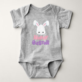Happy Easter, Cute Bunny, White Bunny, Rabbit Romper
