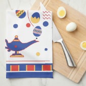 Happy Easter Cute Personalized add your text Theedoek (Quarter Fold)