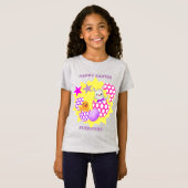 Happy Easter Cute Personalized T-Shirt (Voorkant volledig)