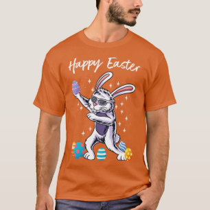 Happy easter Dabbing Bunny-eieren T-shirt