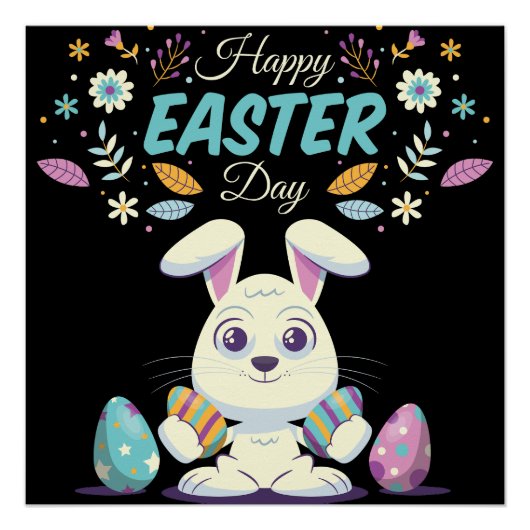happy easter day-1 perfect poster (Voorkant)