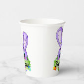 Happy Easter Day 2022, Cute Bunny Ears Papieren Bekers (Rechts)