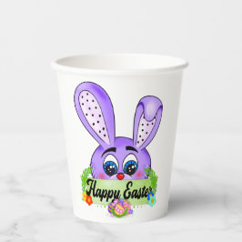 Happy Easter Day 2022, Cute Bunny Ears Papieren Bekers