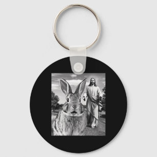Happy Easter Day Bunny Selfie Christelijke Paas Ma Sleutelhanger