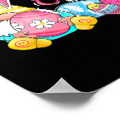 Happy Easter Day Bunny Spring Gnome Easter Boy Poster (Hoek)