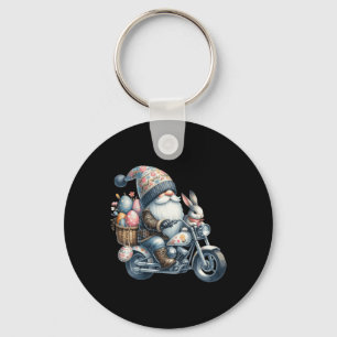 Happy Easter Day Bunny Spring Gnome Easter Egg Hun Sleutelhanger