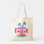 Happy Easter Day Canvas tas (Achterkant)