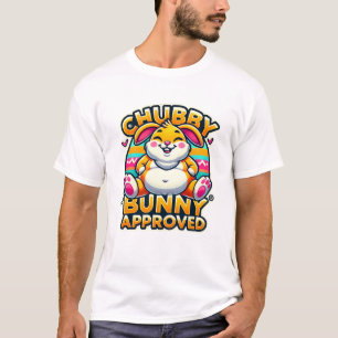 Happy Easter Day - Chubby Bunny goedgekeurd T-shirt
