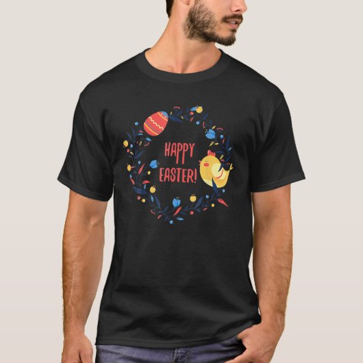 Happy Easter Day Easter Bunny, Happy Spring Holida T-shirt (Voorkant)