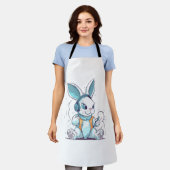 Happy Easter Day Egg Bunny Funny Gamer Boys Kinder Schort (Gedragen)