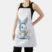 Happy Easter Day Egg Bunny Funny Gamer Boys Kinder Schort (Insitu)