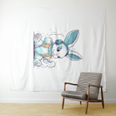 Happy Easter Day Egg Bunny Funny Gamer Boys Kinder Wandkleed (In Situ (horizontaal))