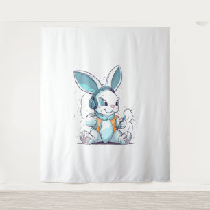 Happy Easter Day Egg Bunny Funny Gamer Boys Kinder Wandkleed