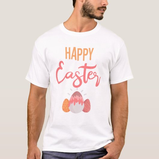 Happy Easter Day Egg T-shirt (Voorkant)