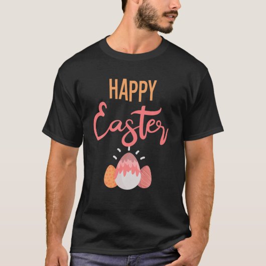 Happy Easter Day Egg T-shirt (Voorkant)