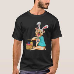 Happy Easter Day Funny Bulldog Paashum Costum T-shirt