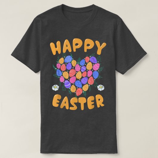 Happy Easter Day Funny Eggs Hunting Pascha Christi T-shirt (Design voorkant)