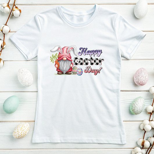 Happy Easter Day Gnome Shirt, Schattige konijn en T-shirt