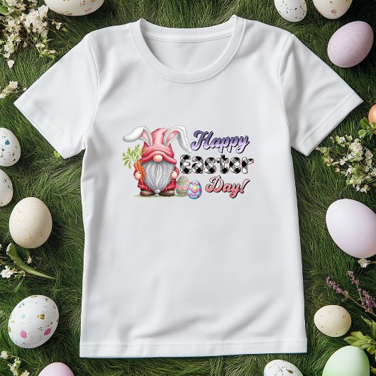 Happy Easter Day Gnome Shirt, Schattige konijn en T-shirt