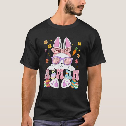 Happy Easter Day Memaw Bunny Matching Family Easte T-shirt (Voorkant)
