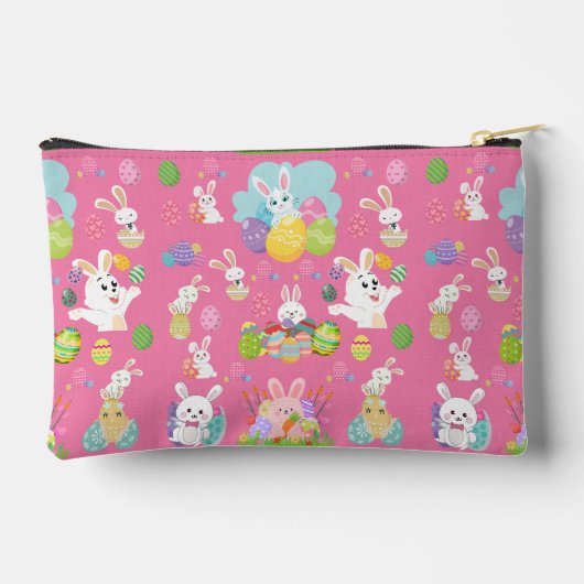 Happy Easter day- Pattern Funny Bunny And Eggs     Etui (Achterkant)