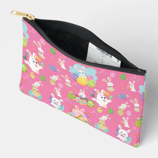 Happy Easter day- Pattern Funny Bunny And Eggs Etui (Open)