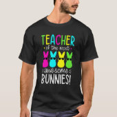 Happy Easter Day Teacher Women Easter Teacher Bunn T-shirt (Voorkant)