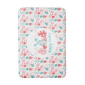 Happy Easter Decorated Eggs Bunny Ears Badmat (Voorkant Verticaal)